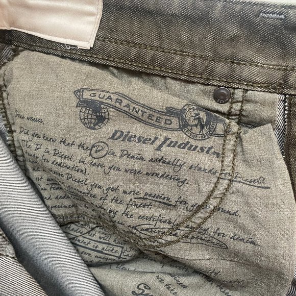 Diesel slim fit olive jeans in Olive - 30 - Picture 3 of 9